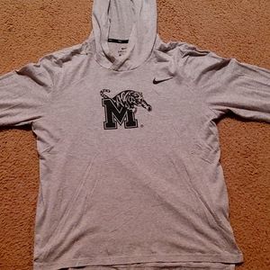 Nike size L Memphis tigers dry fit hood